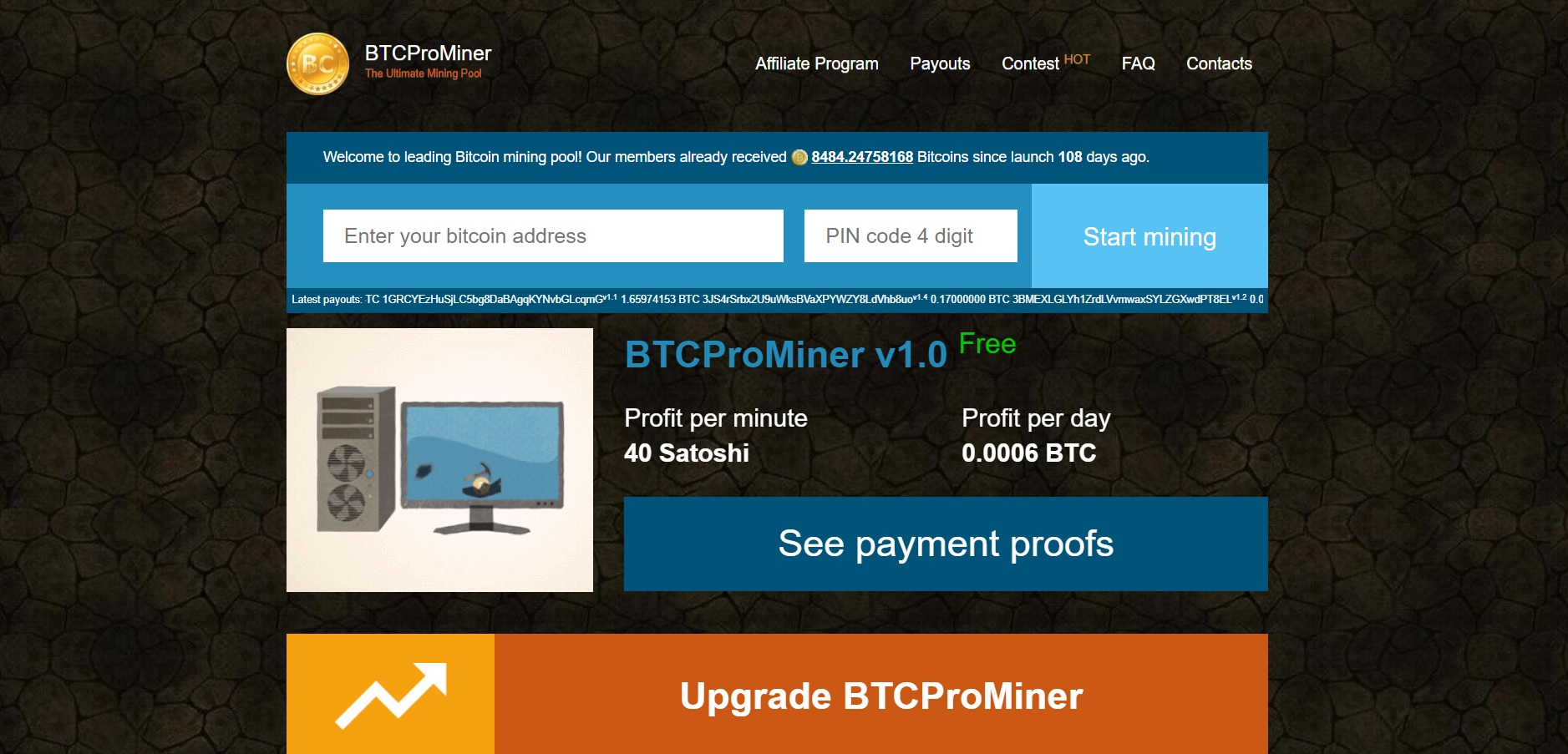 Btc Pro Miner Review Bitminer Btc Miner Is A Scam Scam Bitcoin - 