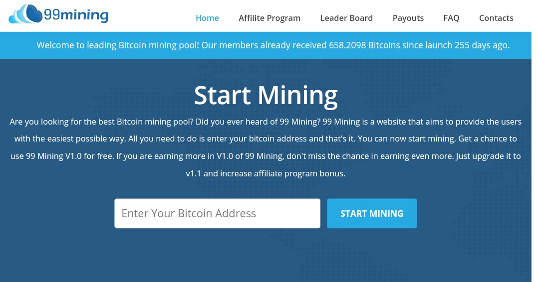 99mining Cloud Review Scam Bitcoin - 