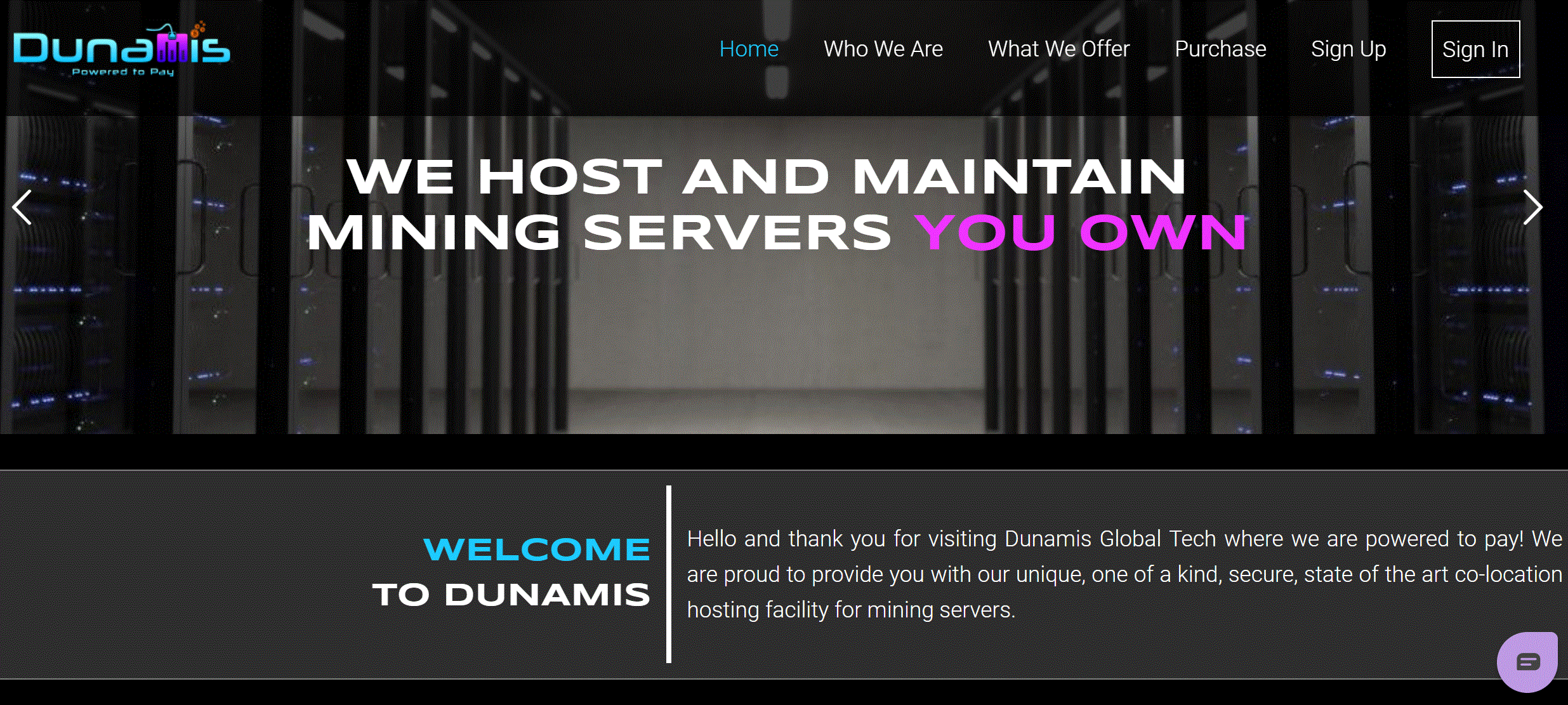 dunamis crypto mining